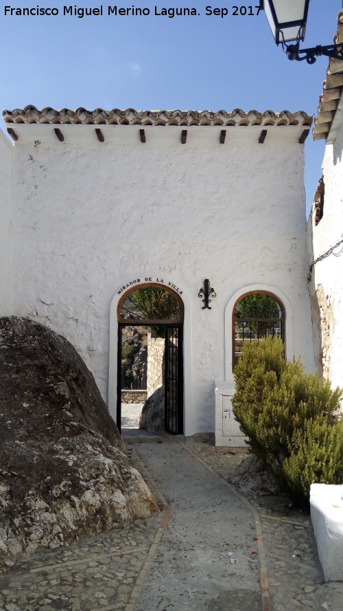 Mirador de la Villa - Mirador de la Villa. Entrada