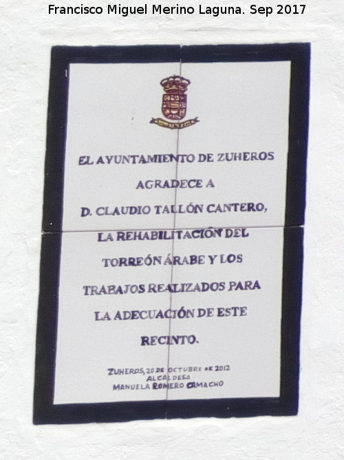 La Torrecilla - La Torrecilla. Placa