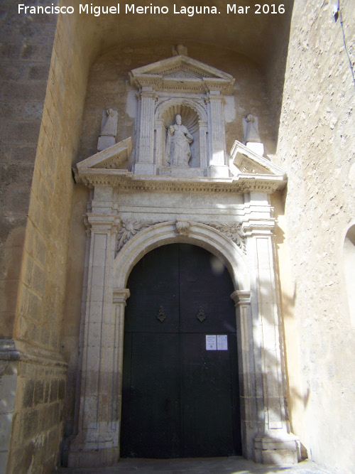 Colegiata de Santa Mara la Mayor - Colegiata de Santa Mara la Mayor. Portada lateral