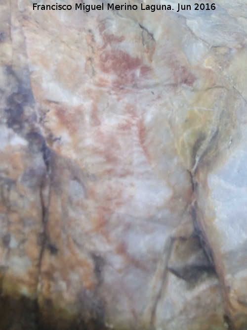 Pinturas rupestres del Abrigo del Hornillo I - Pinturas rupestres del Abrigo del Hornillo I. Figura central