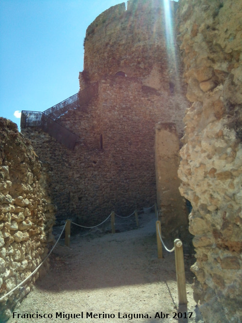 El Cubo - El Cubo. Interior del castillo