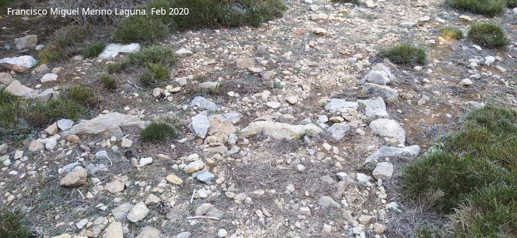 Camino del Poyo de las Palomas - Camino del Poyo de las Palomas. Restos del camino antiguo