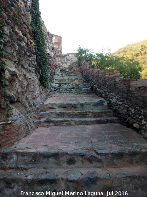 Mezquita de Salares - Mezquita de Salares. Escaleras