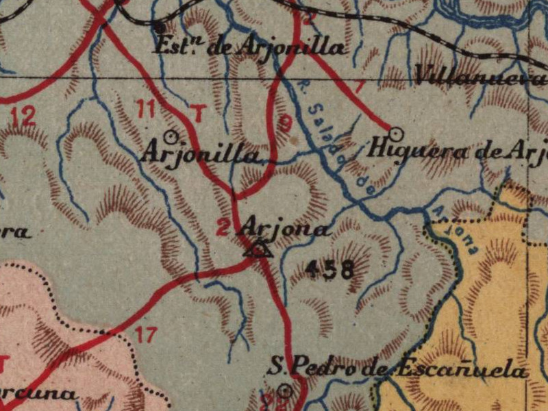 Historia de Arjona - Historia de Arjona. Mapa 1901