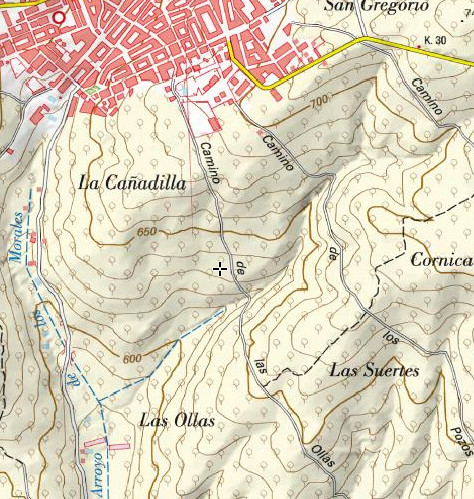 Camino de las Ollas - Camino de las Ollas. Mapa