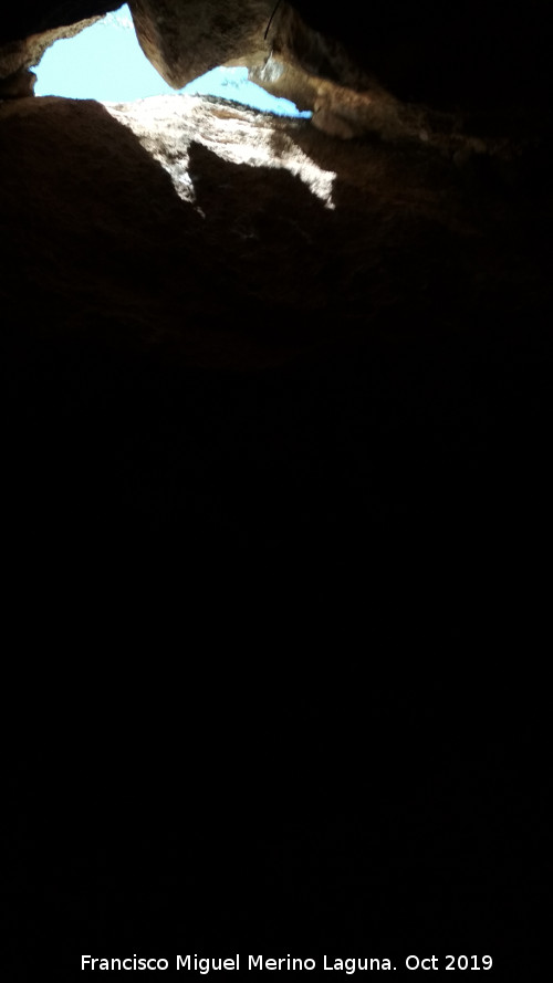 Complejo caverncola del Canjorro - Complejo caverncola del Canjorro. Abertura en el techo