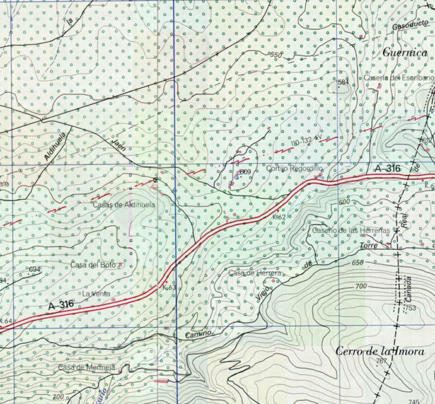 Cortijo de Regordillo - Cortijo de Regordillo. Mapa