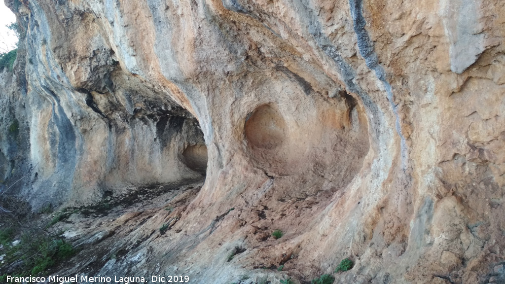 Pinturas rupestres del Abrigo de Mingo - Pinturas rupestres del Abrigo de Mingo. Abrigo