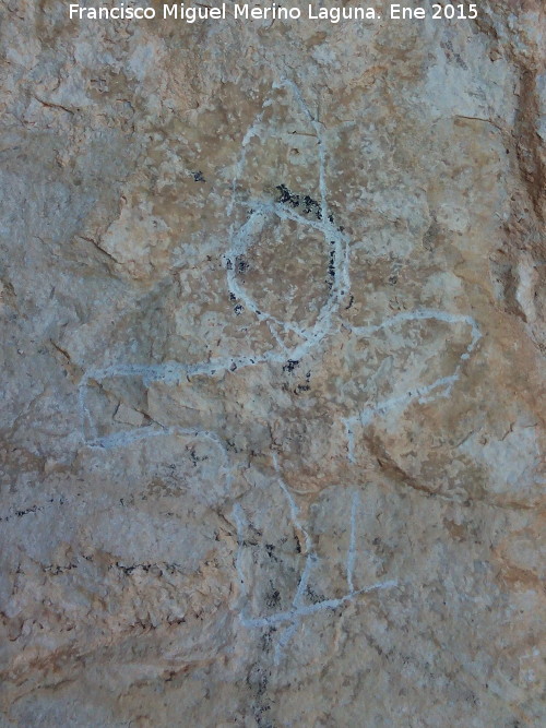 Pinturas rupestres de la Serrezuela de Pegalajar III - Pinturas rupestres de la Serrezuela de Pegalajar III. Grabado