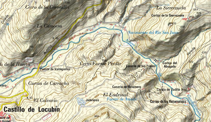 Cortijo del Abogado - Cortijo del Abogado. Mapa