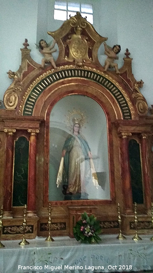 Iglesia de la Encarnacin - Iglesia de la Encarnacin. Retablo de la Milagrosa