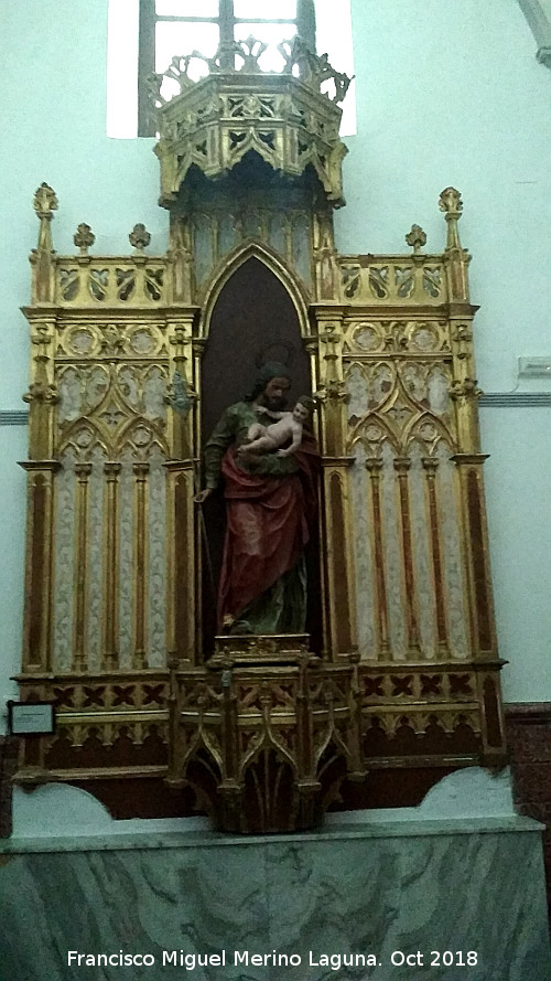 Iglesia de la Encarnacin - Iglesia de la Encarnacin. Retablo de San Jos