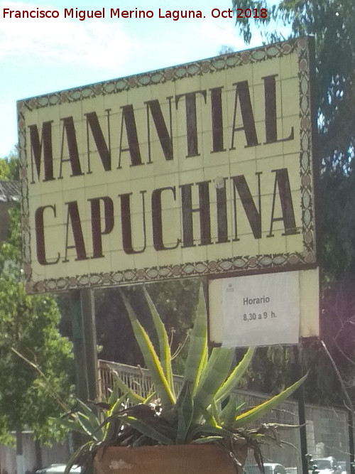 Manantial Capuchina - Manantial Capuchina. Cartel