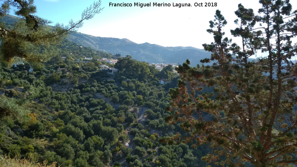 Mirador de la Caona - Mirador de la Caona. Vistas de Lanjarn