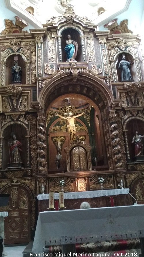 Iglesia de la Espectacin - Iglesia de la Espectacin. Retablo