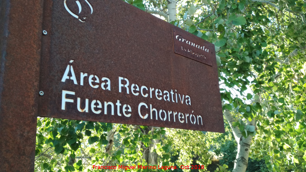 rea Recreativa Fuente Chorren - rea Recreativa Fuente Chorren. Cartel