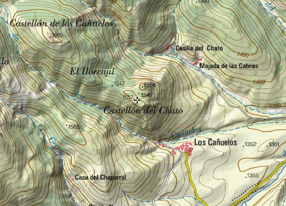 Castelln del Chato - Castelln del Chato. Mapa