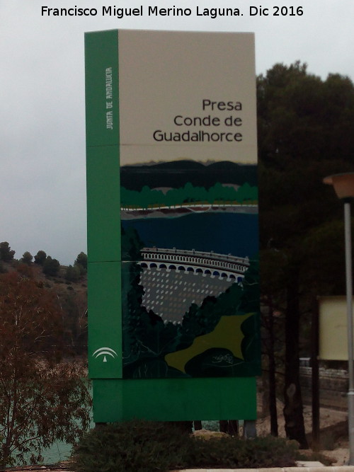 Pantano Conde de Guadalhorce - Pantano Conde de Guadalhorce. Cartel