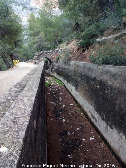 Canal del Chorro - Canal del Chorro. Puente del Canal II