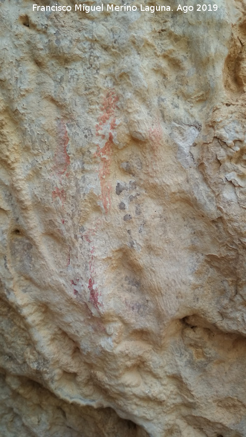 Pinturas rupestres y petroglifos Cueva del Clarillo - Pinturas rupestres y petroglifos Cueva del Clarillo. Pinturas del grupo 4