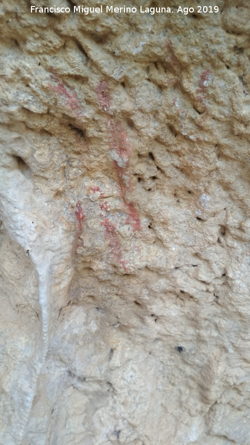Pinturas rupestres y petroglifos Cueva del Clarillo - Pinturas rupestres y petroglifos Cueva del Clarillo. Pinturas del grupo 4