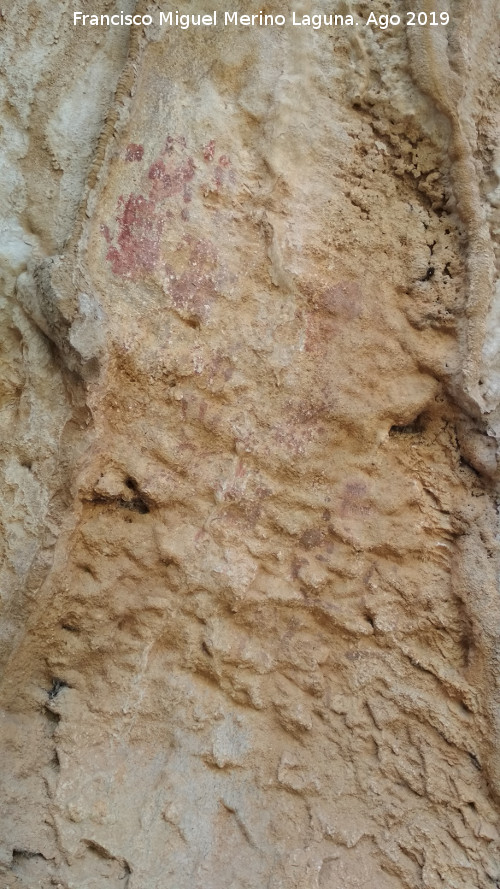 Pinturas rupestres y petroglifos Cueva del Clarillo - Pinturas rupestres y petroglifos Cueva del Clarillo. Panel principal
