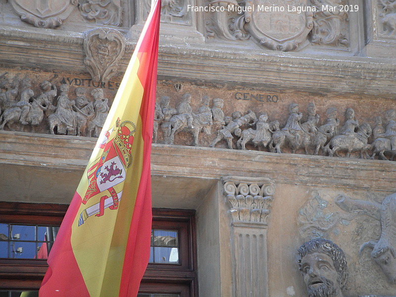 Ayuntamiento de Tarazona - Ayuntamiento de Tarazona. Procesin de coronacin del emperador Carlos V en Bolonia