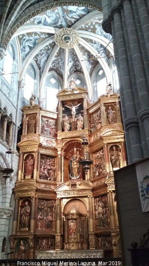 Catedral de Santa Mara de la Huerta - Catedral de Santa Mara de la Huerta. Retablo