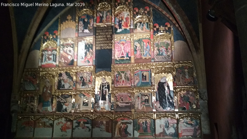 Catedral de Santa Mara de la Huerta - Catedral de Santa Mara de la Huerta. Retablo Capilla Calvinno