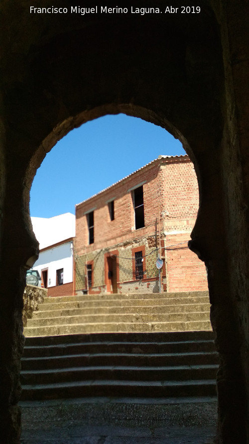 Muralla de Niebla. Puerta del Buey - Muralla de Niebla. Puerta del Buey. Arco intramuros