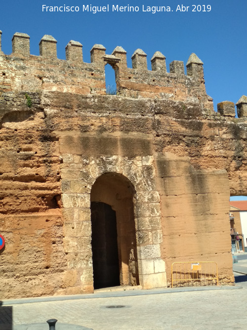 Muralla de Niebla. Puerta del Socorro - Muralla de Niebla. Puerta del Socorro. Intramuros