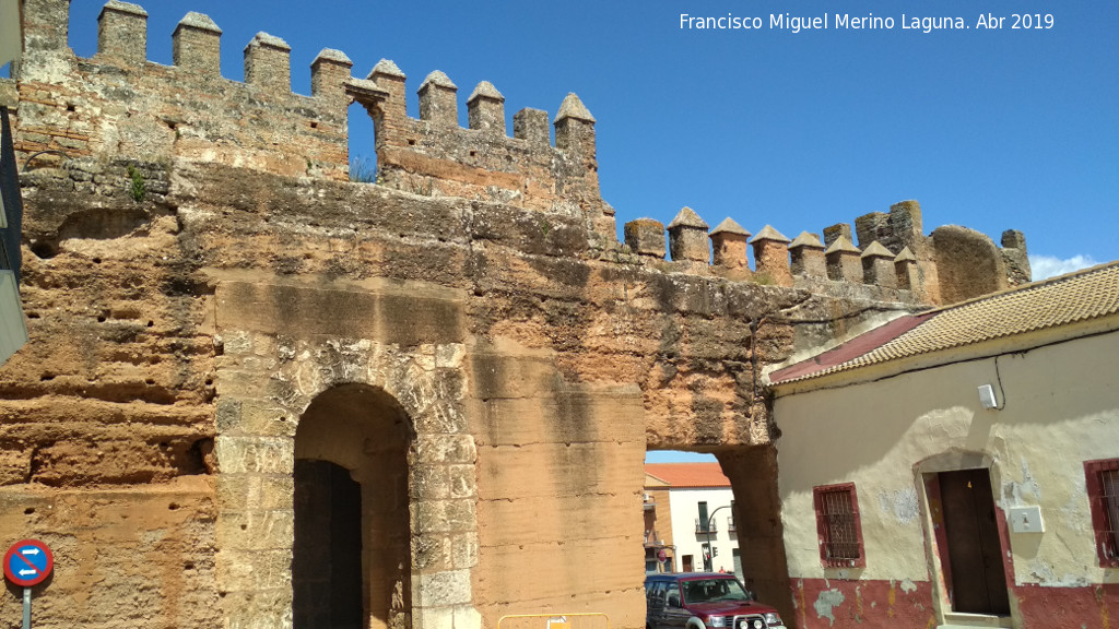 Muralla de Niebla. Puerta del Socorro - Muralla de Niebla. Puerta del Socorro. Intramuros