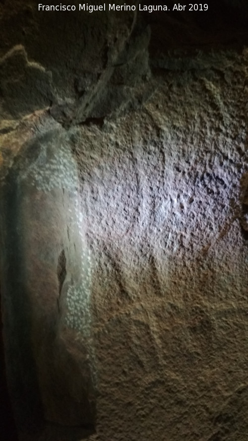 Dolmen de Soto. Petroglifo VI - Dolmen de Soto. Petroglifo VI. Grabado superior