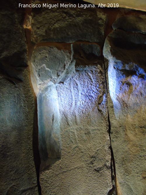 Dolmen de Soto. Petroglifo VI - Dolmen de Soto. Petroglifo VI. Parte superior