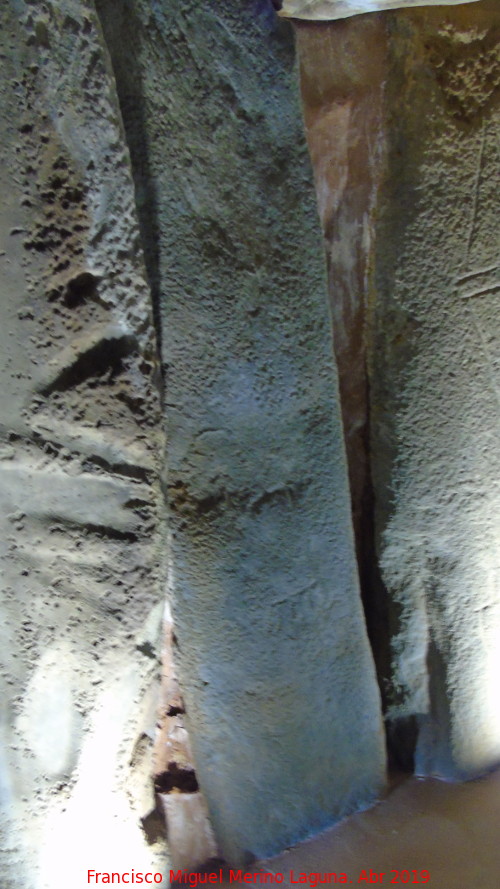 Dolmen de Soto. Petroglifo X - Dolmen de Soto. Petroglifo X. Ortostato