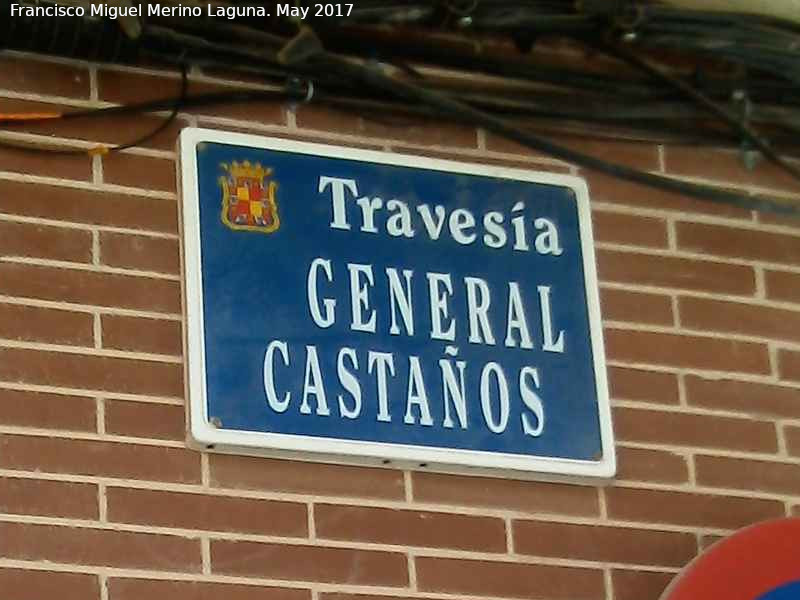 Calle Travesa General Castaos - Calle Travesa General Castaos. Placa
