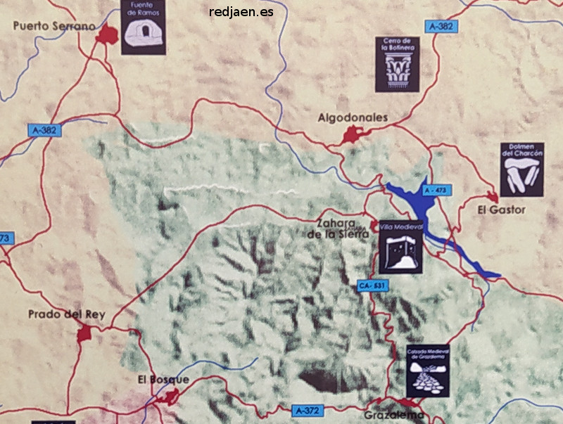 Zahara de la Sierra - Zahara de la Sierra. Ruta arqueol�gica de los Pueblos Blancos de la Sierra de C�diz
