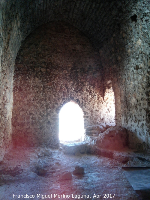 Castillo de Torres - Castillo de Torres. Habitculo de la segunda planta