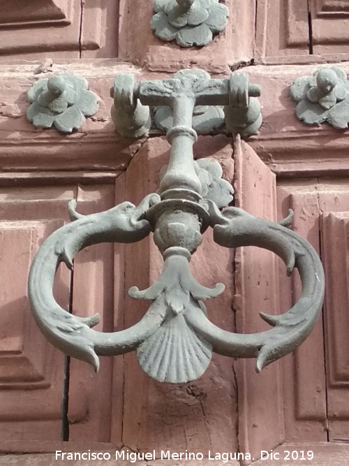 Sacra Capilla de El Salvador del Mundo - Sacra Capilla de El Salvador del Mundo. Aldaba de la Portada Principal