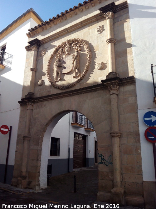 Portada del Palacio del Caballerizo Ortega - Portada del Palacio del Caballerizo Ortega. 