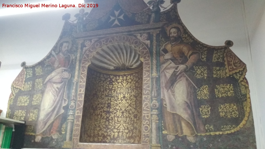 Palacio de Juan V�zquez de Molina - Palacio de Juan V�zquez de Molina. Pintura mural