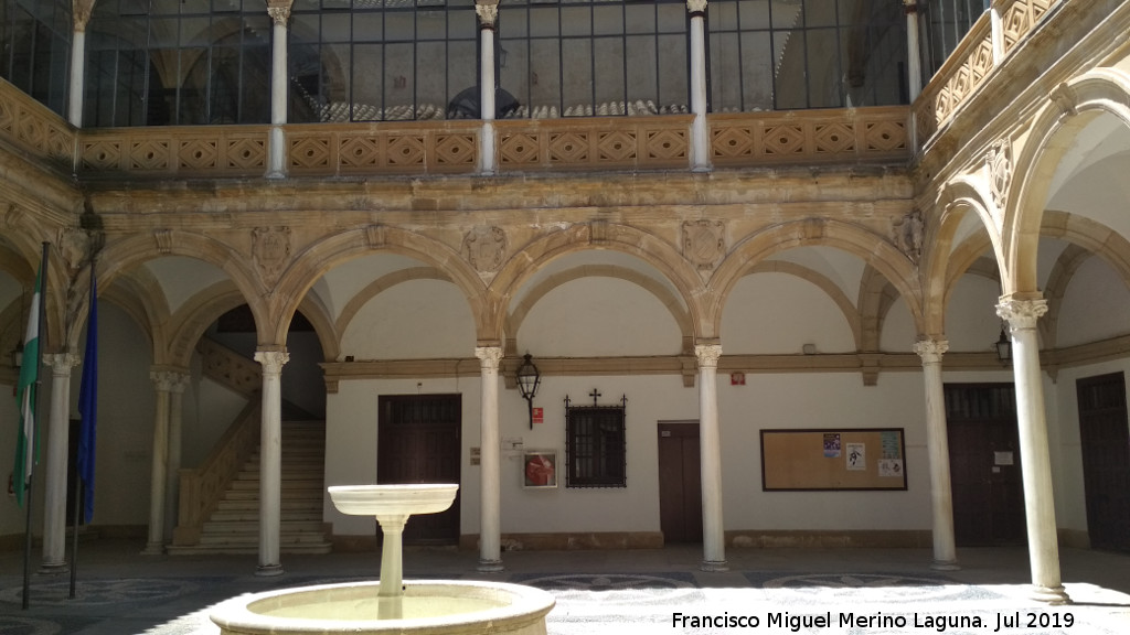 Palacio de Juan Vzquez de Molina - Palacio de Juan Vzquez de Molina. Lado del patio