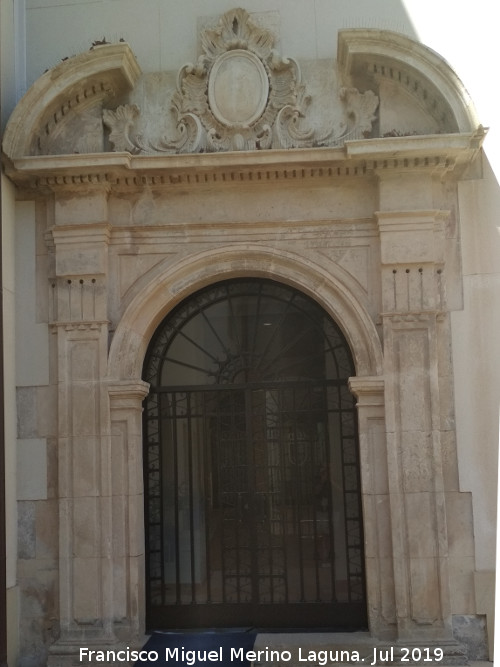 Palacio de San Esteban - Palacio de San Esteban. Puerta del patio trasero