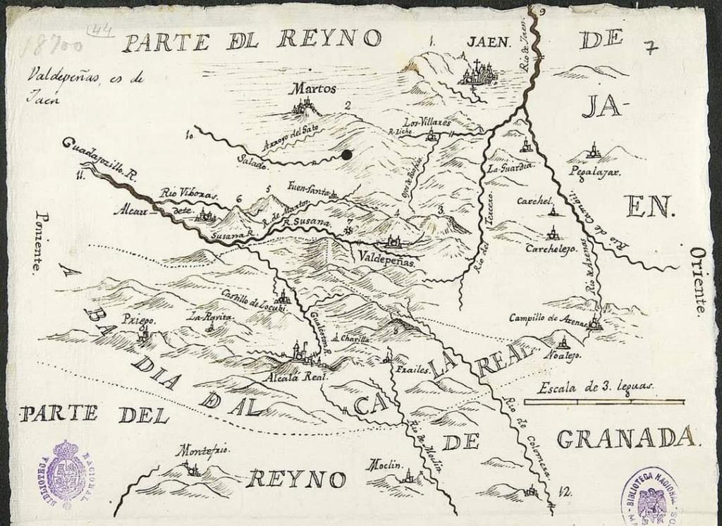 Histiora de Colomera - Histiora de Colomera. Mapa antiguo