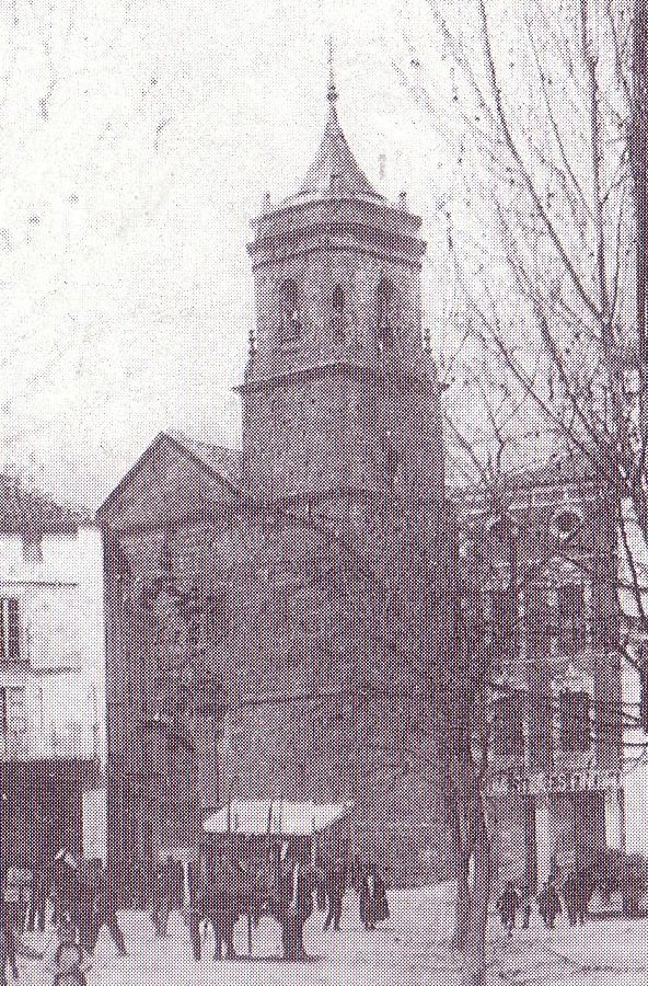 Iglesia y Convento de la Santsima Trinidad - Iglesia y Convento de la Santsima Trinidad. Hacia 1910