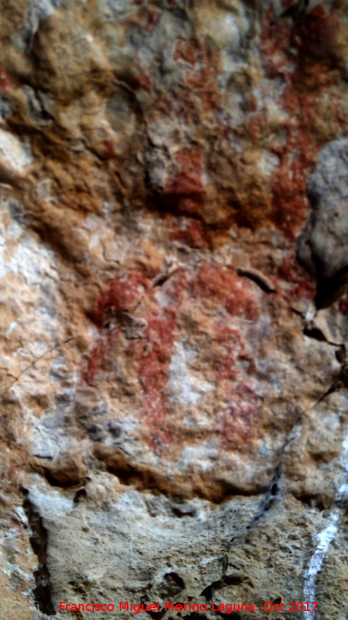 Pinturas rupestres de la Cueva del Fraile IV - Pinturas rupestres de la Cueva del Fraile IV. Antropomorfo