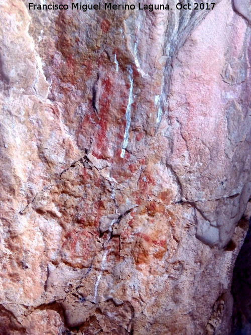 Pinturas rupestres de la Cueva del Fraile IV - Pinturas rupestres de la Cueva del Fraile IV. Panel