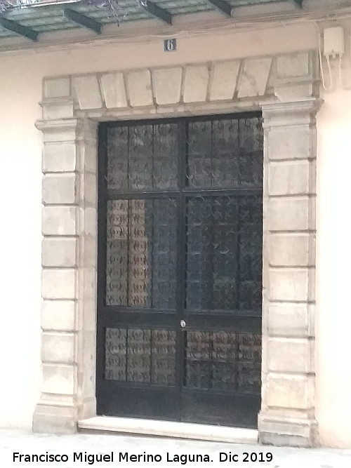 Casa de la Calle Muoz Garnica n 6 - Casa de la Calle Muoz Garnica n 6. Portada