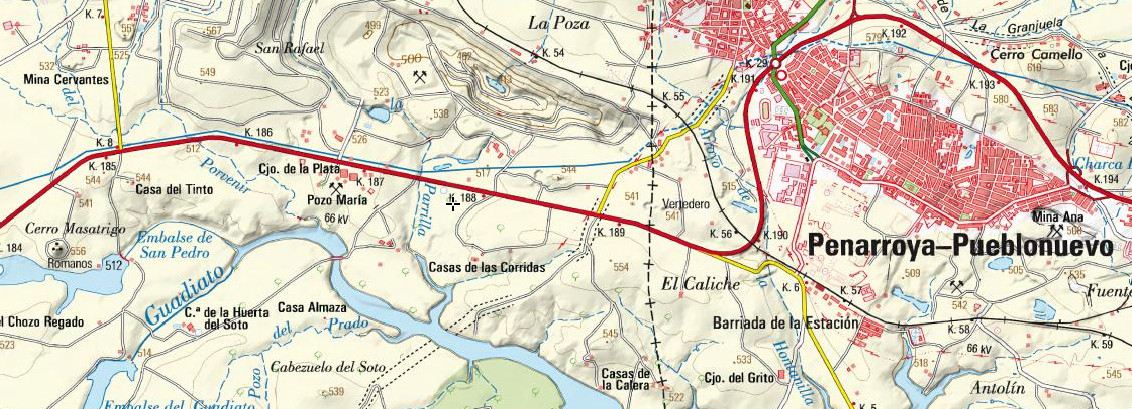 Noria de la Parrilla - Noria de la Parrilla. Mapa