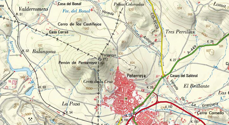 Pen de Pearroya - Pen de Pearroya. Mapa